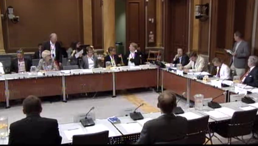 Stillbild från sam-öppet samråd: Öppet samråd i EU-nämnden med statsministern