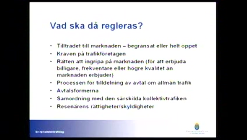 Stillbild från Öppen utfrågning: Kollektivtrafiken