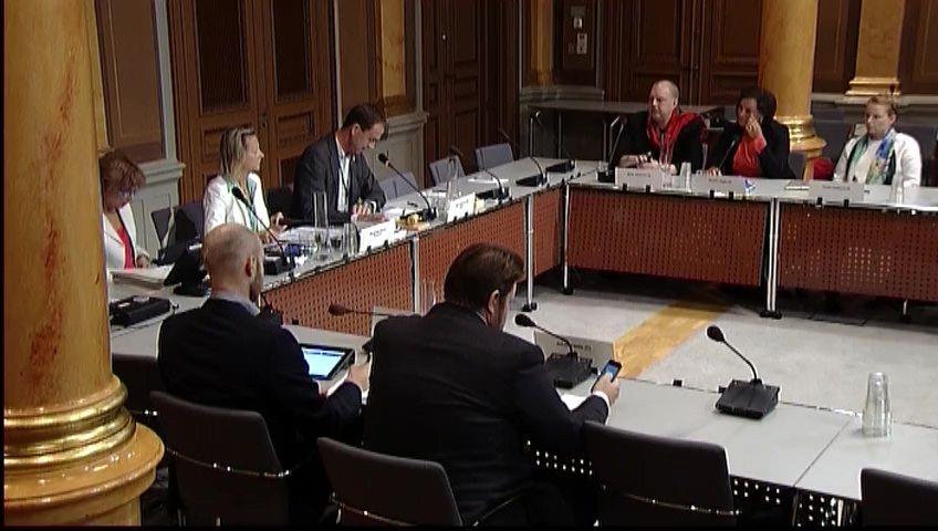 Stillbild från Öppet samråd: Öppet samråd i EU-nämnden med statsministern