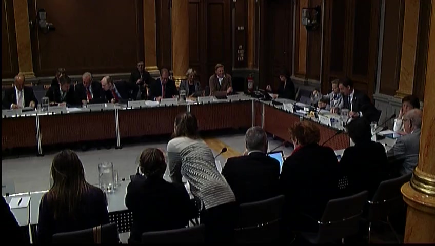 Stillbild från Öppet sammanträde: Öppet samråd i EU-nämnden med statsministern
