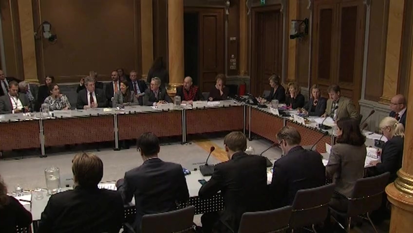 Stillbild från Öppet samråd: Öppet samråd i EU-nämnden med statsministern