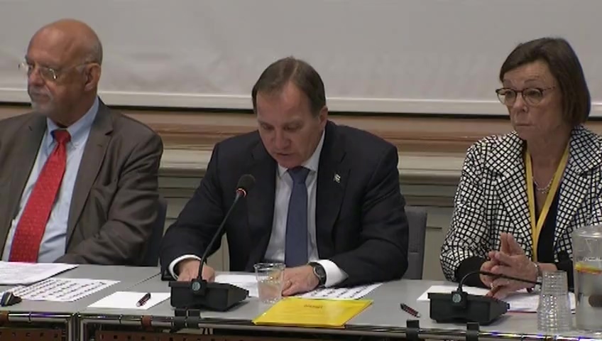 Stillbild från Öppet samråd: Öppet samråd i EU-nämnden med statsministern