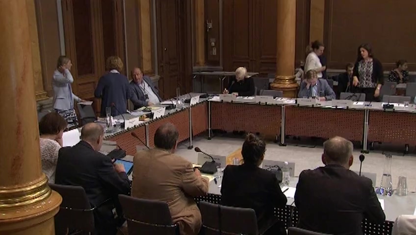 Stillbild från Öppet sammanträde: Återrapportering från Europeiska rådets möte