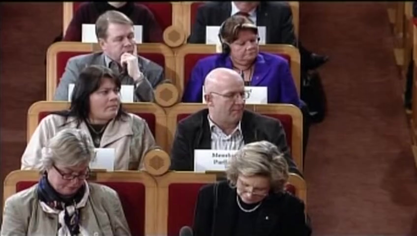 Stillbild från Besök: José Manuel Barroso talar i riksdagen