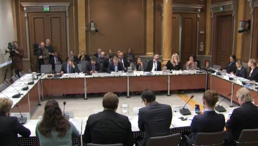 Stillbild från Öppet samråd: Öppet samråd i EU-nämnden