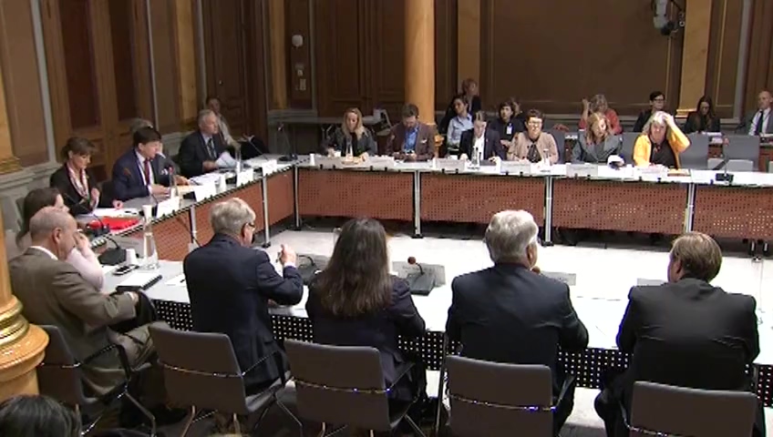Stillbild från Öppen utfrågning: KU-utfrågning om granskningsärenden