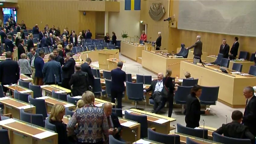 Stillbild från Regeringsförklaring: Statement of government policy