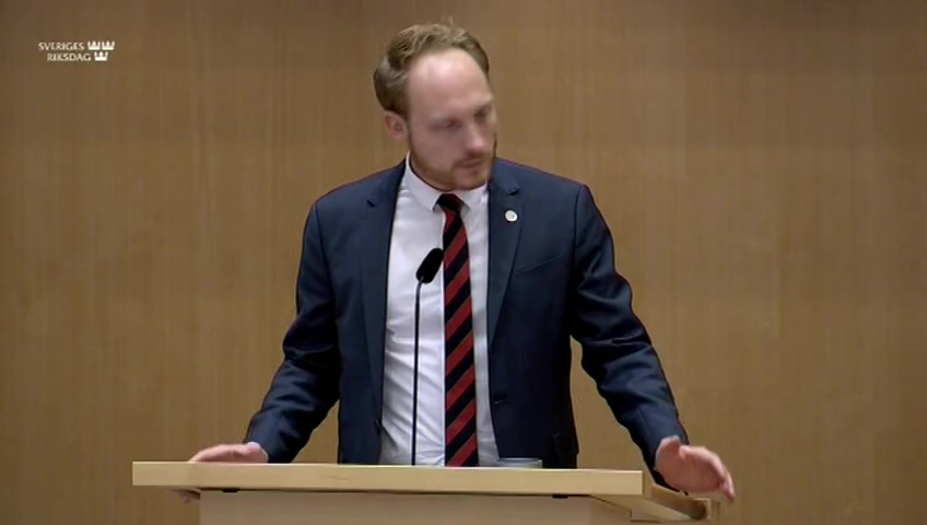 Stillbild från Debatt om förslag: En moderniserad radio- och tv-lag