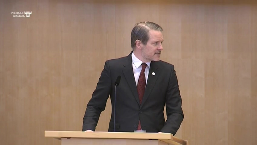 Stillbild från Debatt om förslag: Näringspolitik