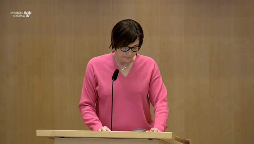 Stillbild från Debatt om förslag: Uppföljning och utvärdering av ekonomiskt stöd till äldreomsorgen