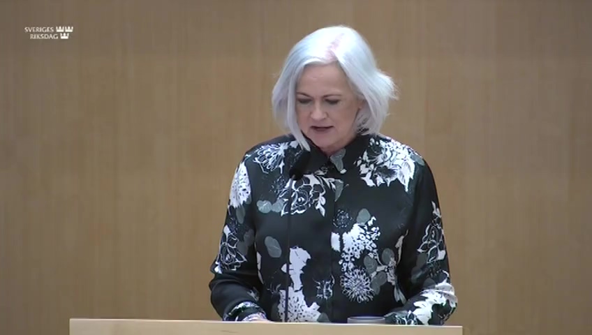 Stillbild från Debatt om förslag: Hälso- och sjukvårdens organisation m.m.