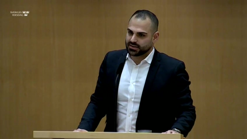Stillbild från Debatt om förslag: Utgiftsområde 8 Migration