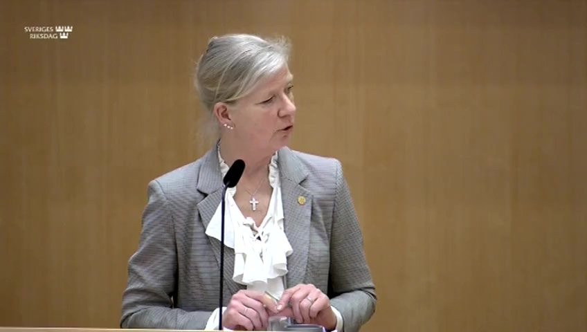 Stillbild från Debatt om förslag: Övergripande skolfrågor