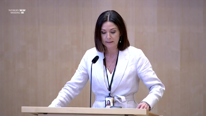 Stillbild från Debatt om förslag: Nya befogenheter på konsumentskyddsområdet