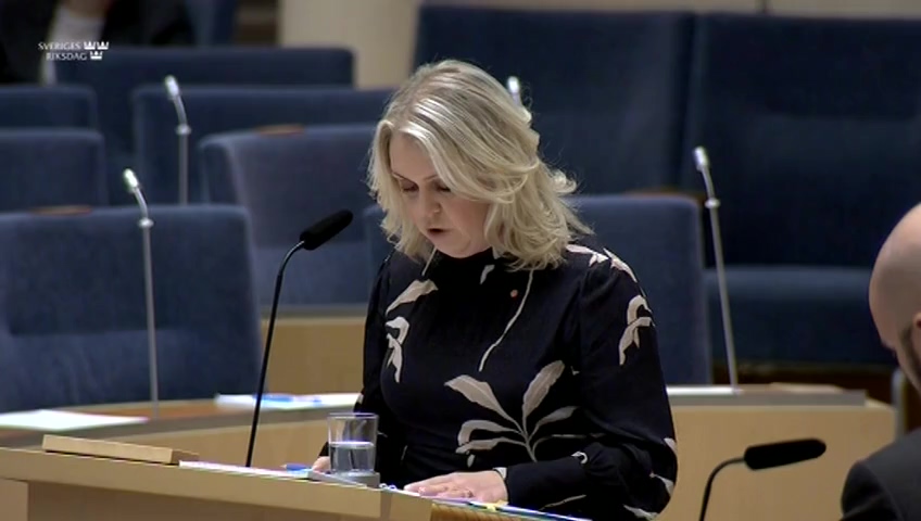 Stillbild från Interpellationsdebatt: Mikrobryggeriers och folkölsbutikers förutsättningar