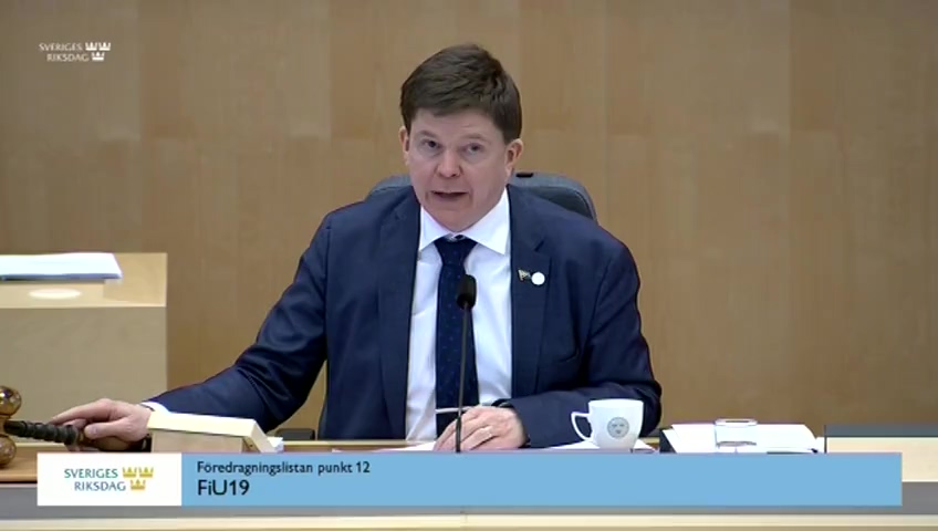 Stillbild från Debatt om förslag: Kompletterande bestämmelser till EU:s förordning om värdepapperisering
