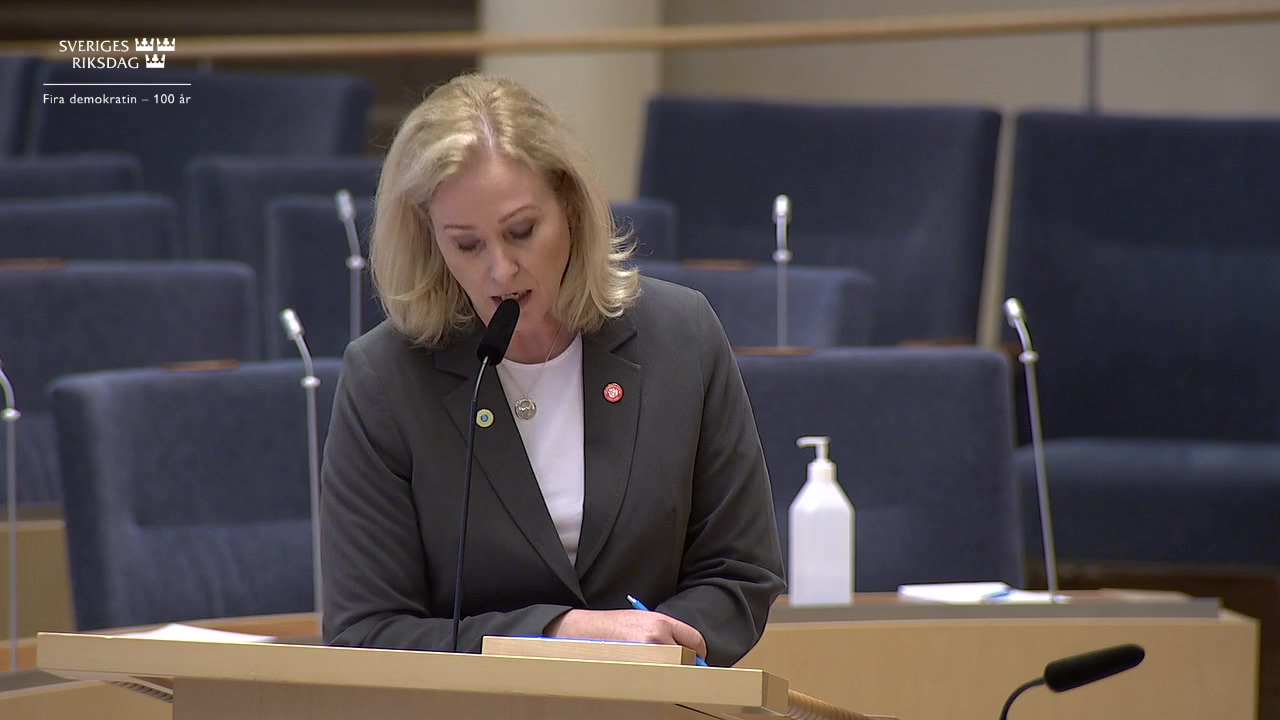 Stillbild från Interpellationsdebatt: Regeringens relation till islamistiska organisationer