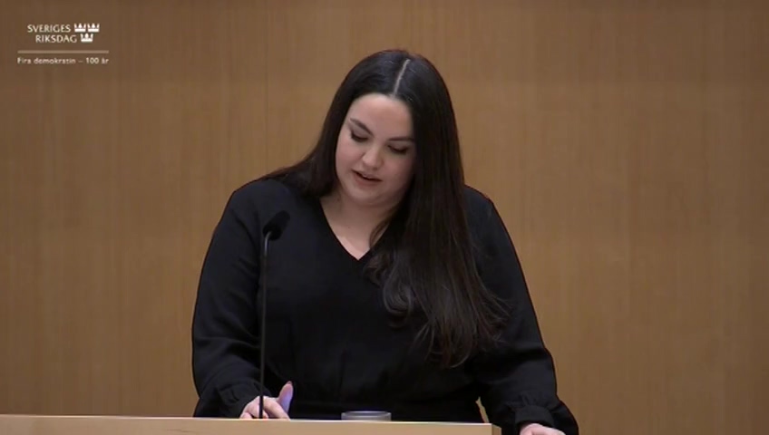 Stillbild från Debatt om förslag: Förskolan