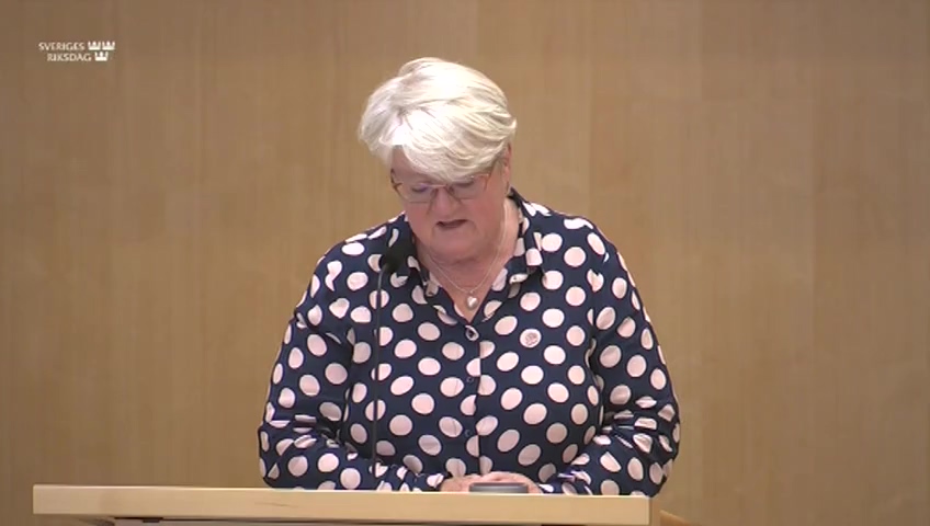 Stillbild från Debatt om förslag: Testning vid verkställighet av utvisningsbeslut