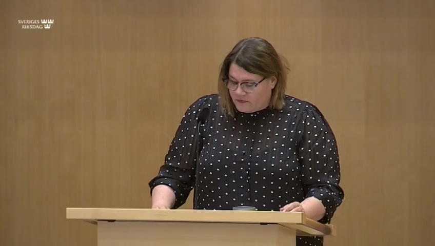 Stillbild från Debatt om förslag: Riksrevisionens rapport om effektutvärderingar av näringspolitiken
