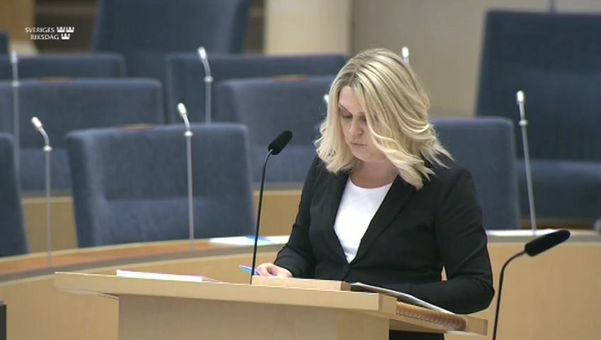 Stillbild från Interpellationsdebatt: Informationskampanj för vaccinering mot covid-19