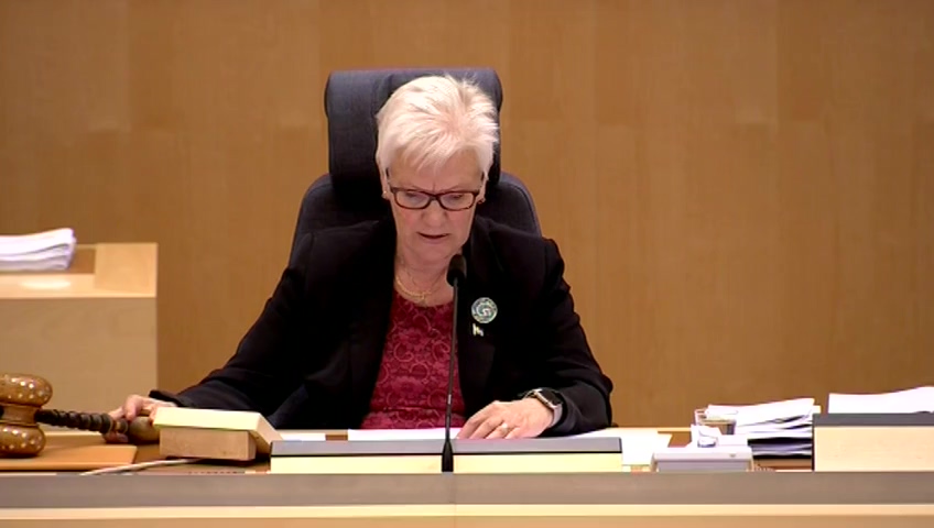 Stillbild från Debatt om förslag: Stiftelsen Riksbankens Jubileumsfonds verksamhet och årsredovisning 2018