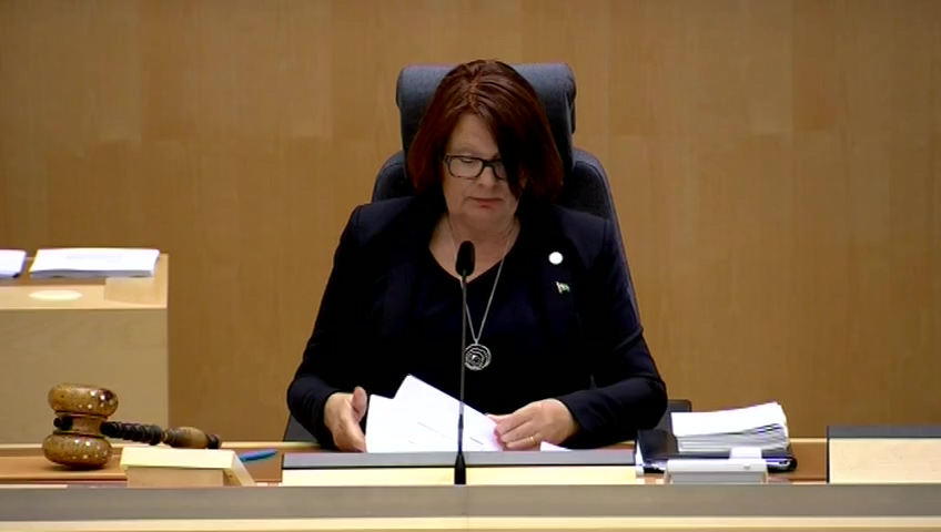 Stillbild från Debatt om förslag: Vissa betaltjänstfrågor