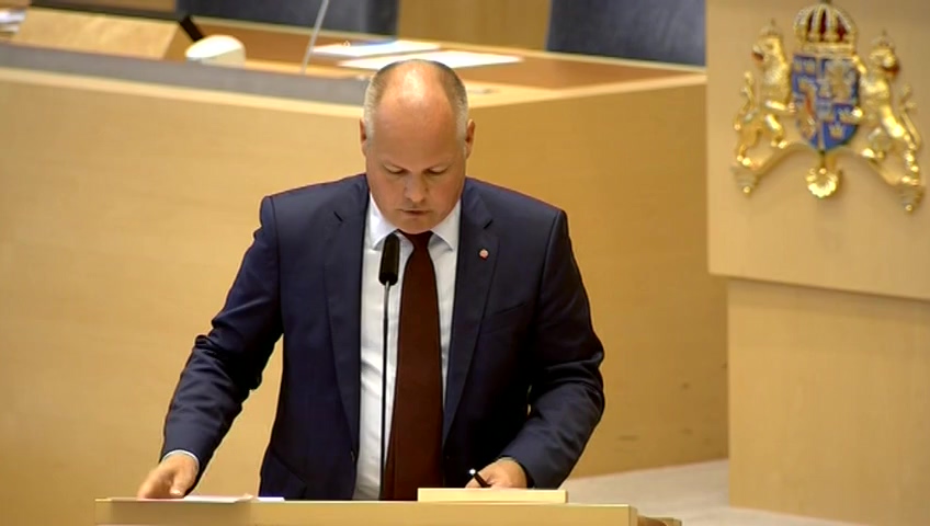 Stillbild från Interpellationsdebatt: Anstaltsplatser utomlands
