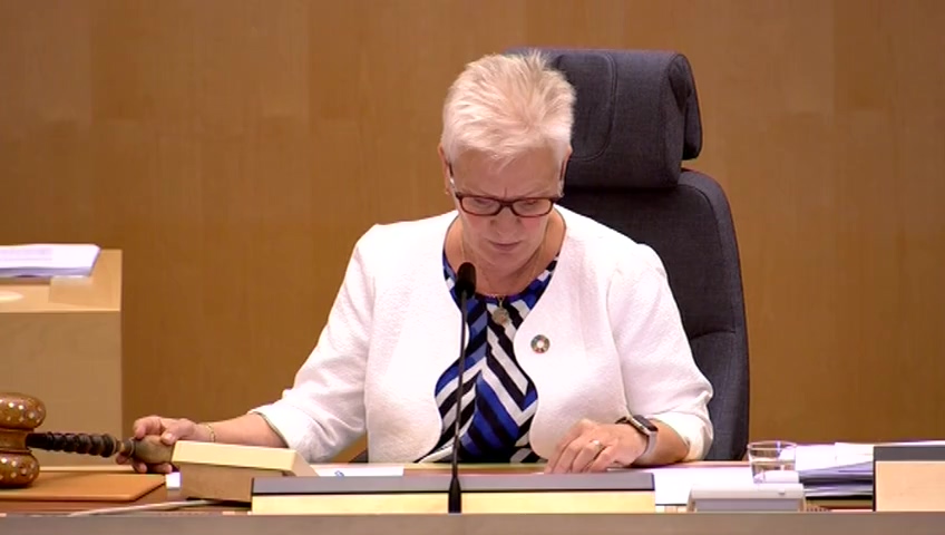 Stillbild från Debatt om förslag: Statens roll på betalningsmarknaden