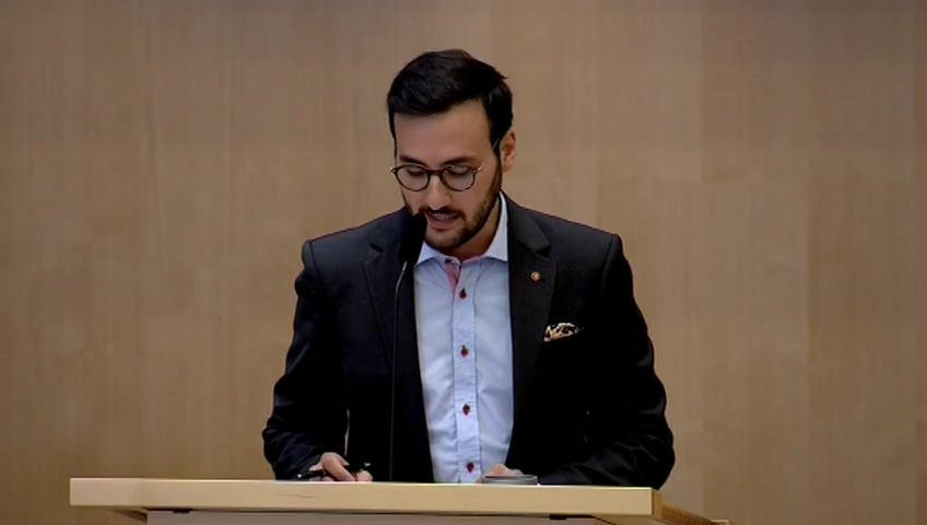 Stillbild från Debatt om förslag: Återinförd skattereduktion för gåvor till ideell verksamhet