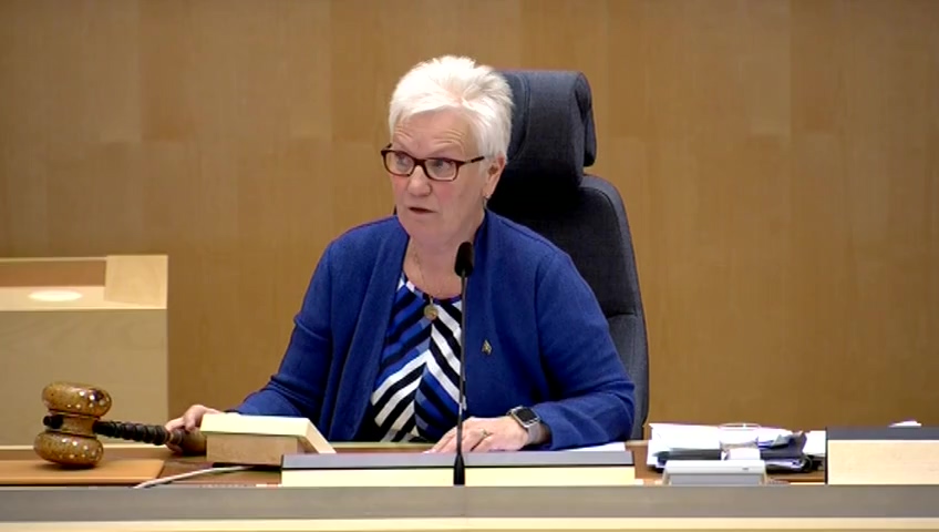 Stillbild från Debatt om förslag: Vissa inkomstskatteändringar