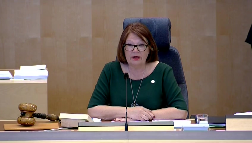 Stillbild från Debatt om förslag: Verksamhetsredogörelser för riksdagens nämnder