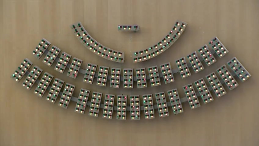 Stillbild från debatten i kammaren