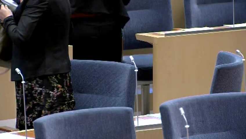 Stillbild från Debatt om förslag: Utökade möjligheter för Skatteverket att bekämpa brott