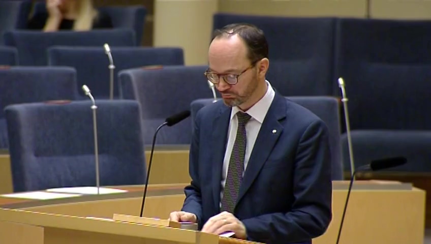 Stillbild från Interpellationsdebatt: Mora-Siljan flygplats