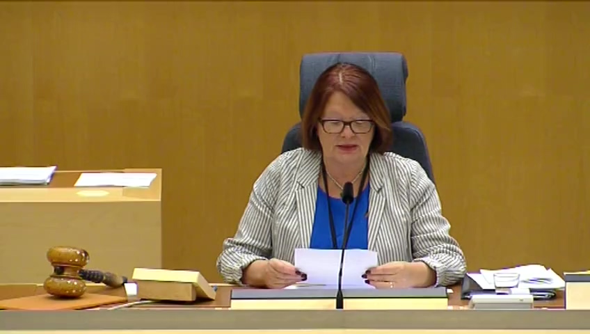 Stillbild från Debatt om förslag: Ändring i skatteavtalet mellan Sverige och Ryssland och upphävande av förordning