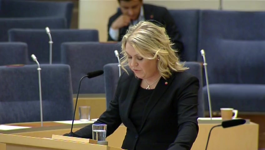 Stillbild från Interpellationsdebatt: En förstärkt nationell cancerstrategi