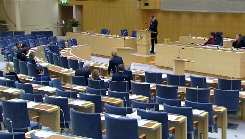Stillbild från Debatt om förslag: Utgiftsområde 22 Kommunikationer