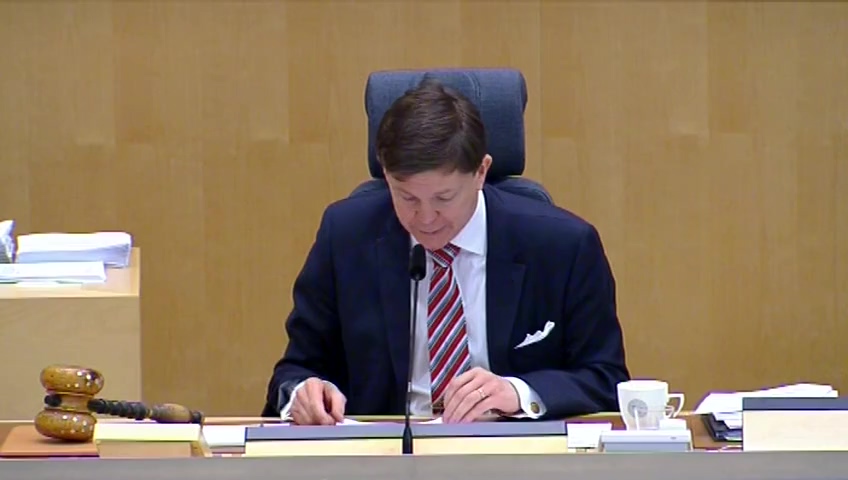 Stillbild från Debatt om förslag: Avvecklingssystem som inte omfattas av EU:s regelverk och föreskrifter om produktingripande