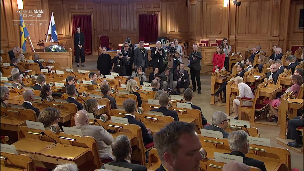 Stillbild från Besök: Finnish President to hold a speech at the Riksdag
