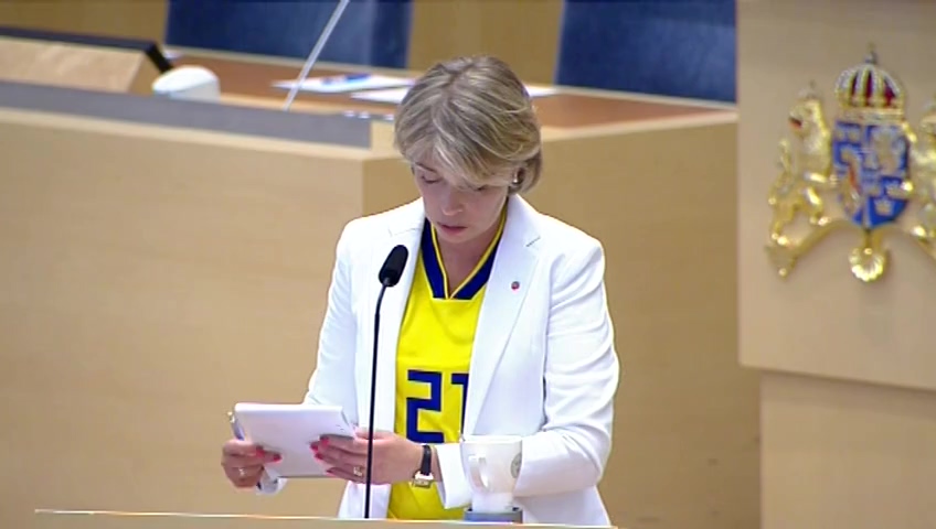 Stillbild från Interpellationsdebatt: Unga vuxna med psykisk ohälsa