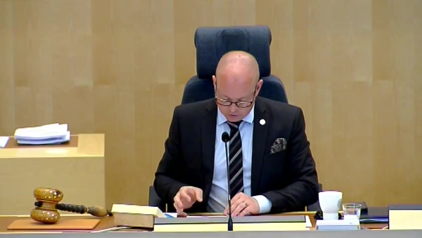 Stillbild från Debatt om förslag: Riksrevisionens rapport om omvandlingen av Kiruna och Malmberget