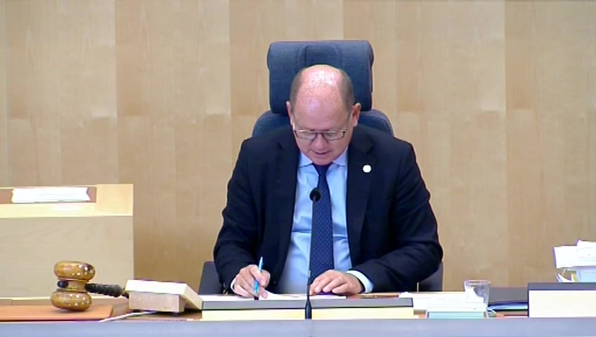 Stillbild från Debatt om förslag: Riksrevisionens rapport om tillsynen av ställföreträdare och överförmyndare