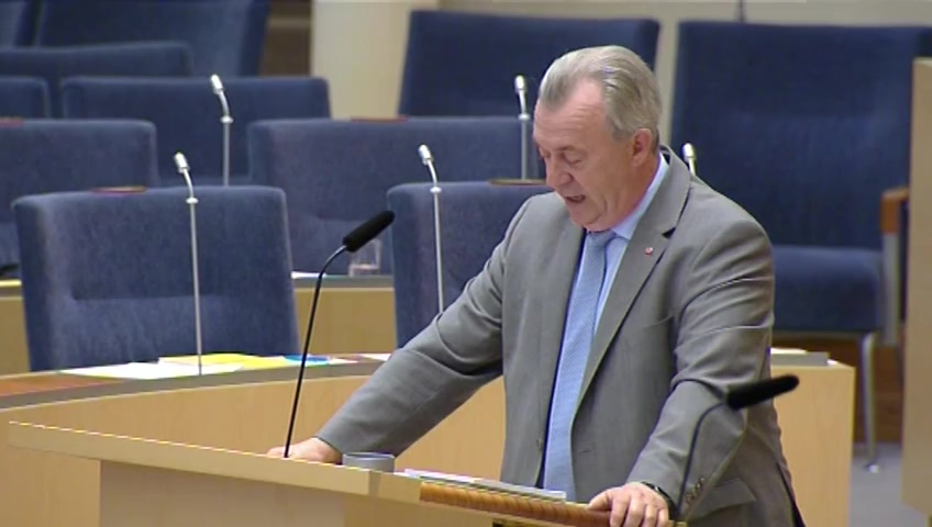 Stillbild från Interpellationsdebatt: Långsiktiga förutsättningar för mjölksektorn