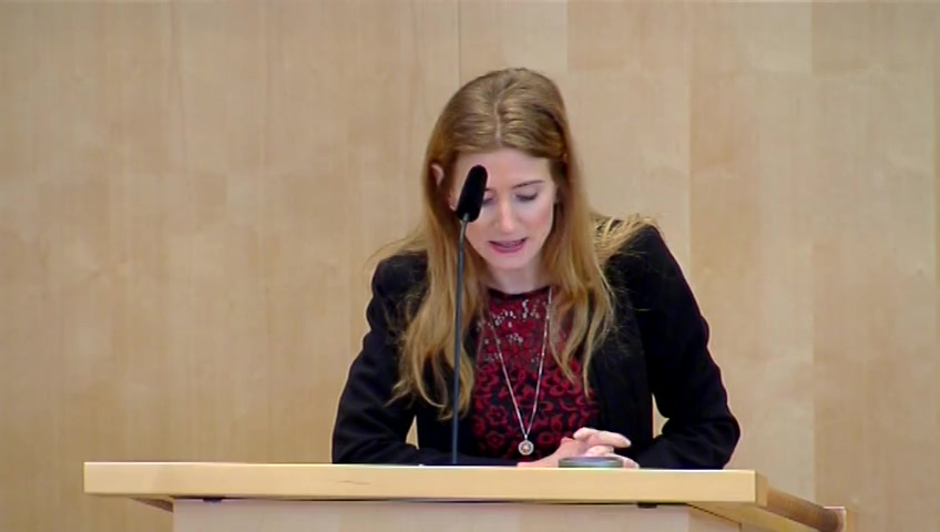 Stillbild från Debatt om förslag: Familjerätt