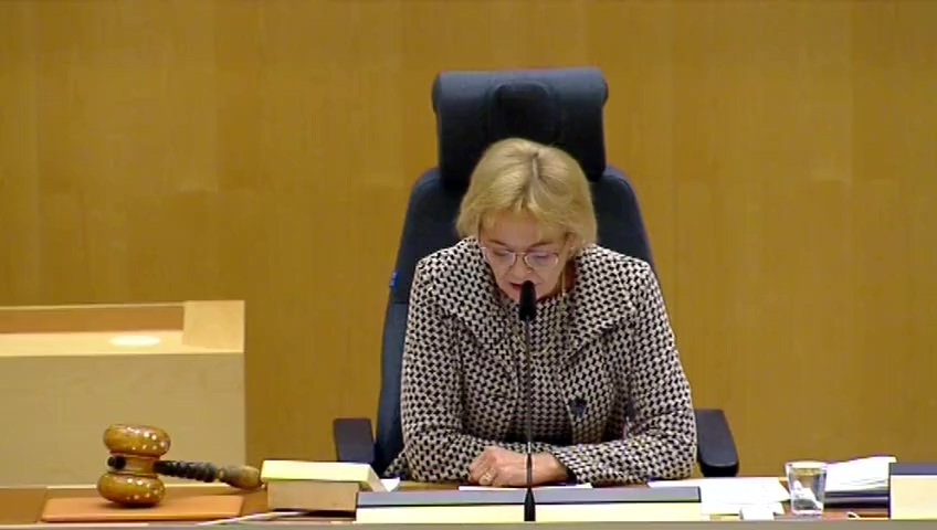 Stillbild från Statsministerns frågestund: Statsministerns frågestund