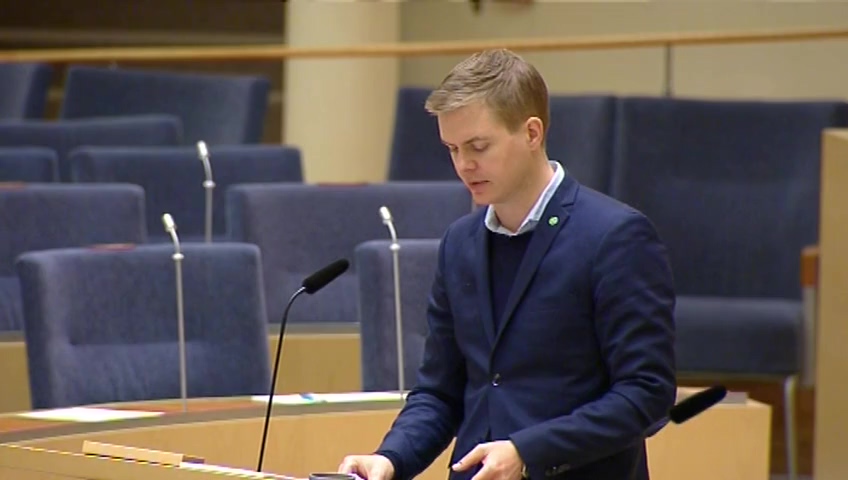 Stillbild från Interpellationsdebatt: Lärarnas administrativa börda