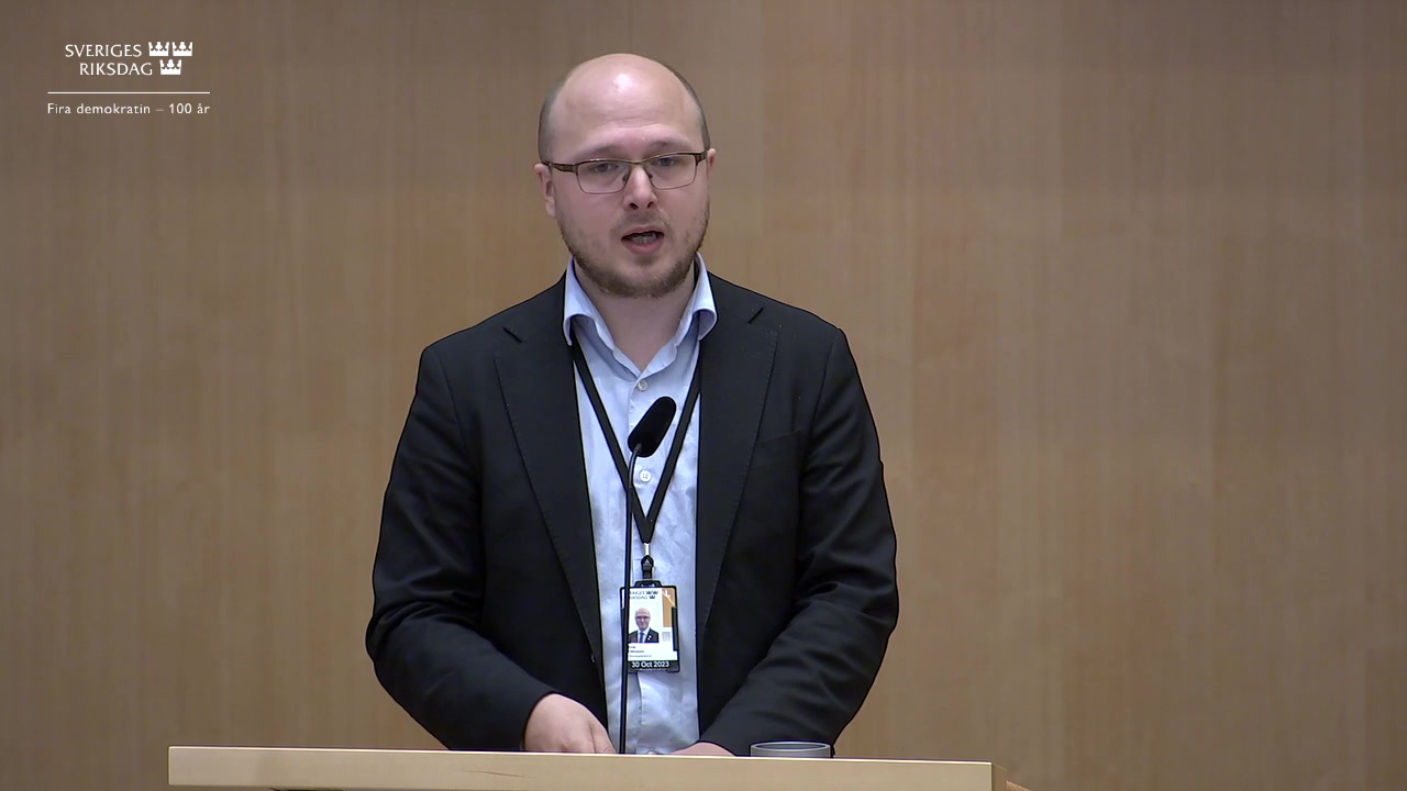 Stillbild från Debatt om förslag: Kommunala och regionala frågor