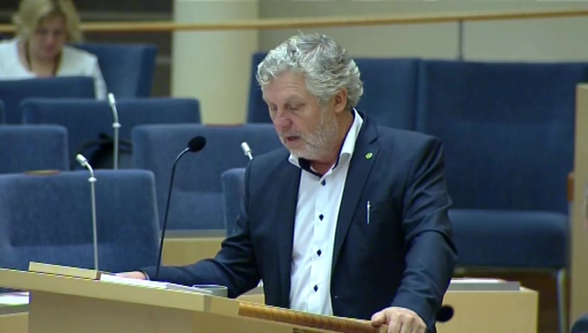 Stillbild från Interpellationsdebatt: Rikt- och gränsvärden för radon i Sverige