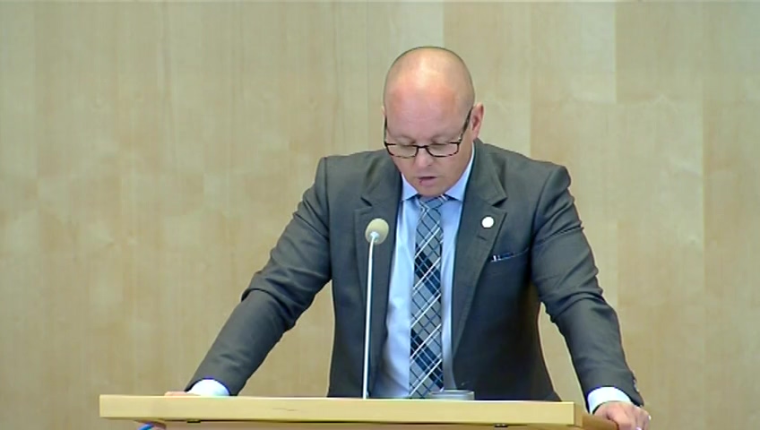Stillbild från Debatt om förslag: Fortsatt svenskt deltagande i den militära utbildningsinsatsen i Irak